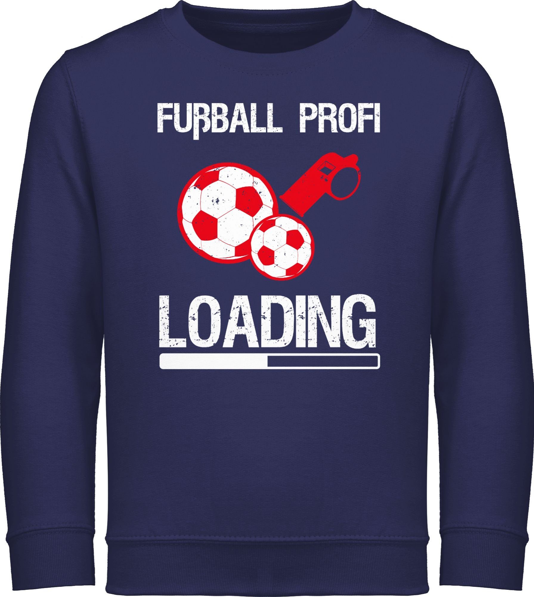Shirtracer Sweatshirt »Fußball Profi Loading Vintage Kinder Sport